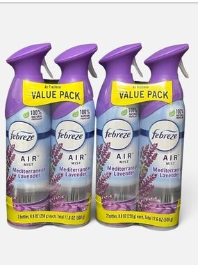 Febreze  Mediterranean lavender Air Freshener 4  Bottles